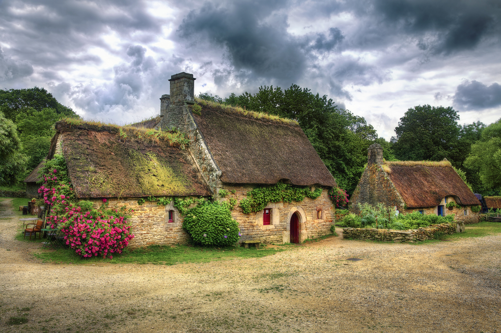 Maison du village de Poul-Fetan en Bretagne