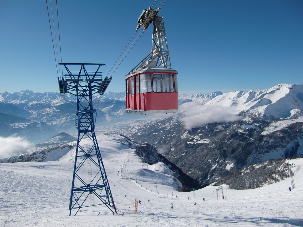 Vue panoramique Crans Montana : Suisse
