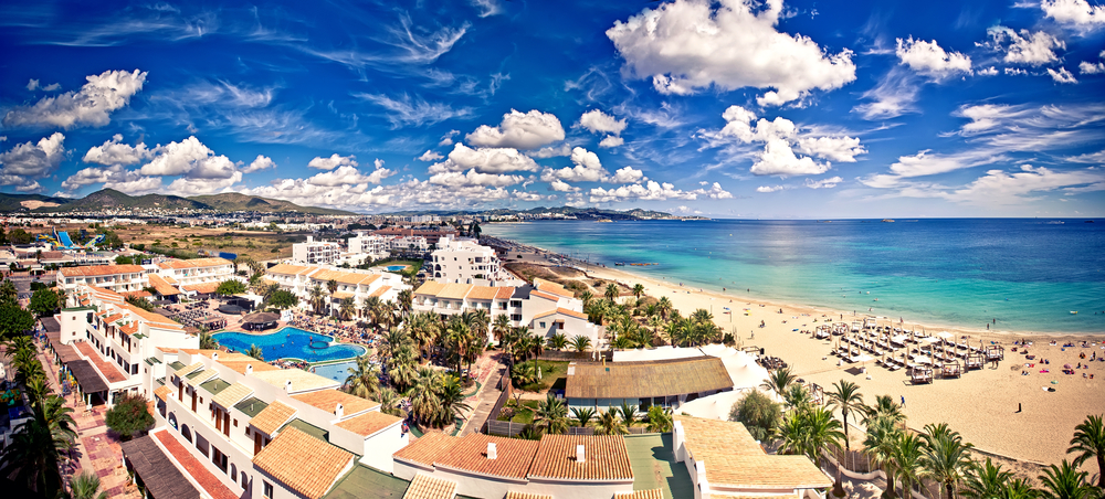 Playa d'en Bossa à Ibiza