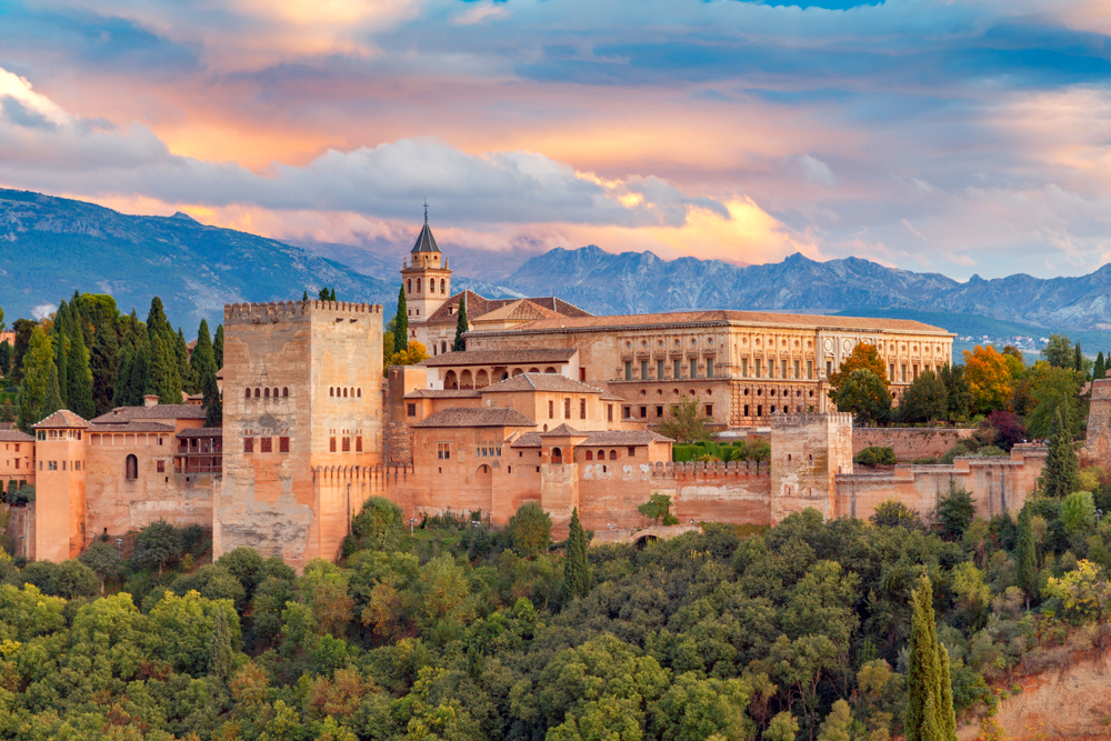 Château en Espagne : l'Alhambra à Grenade