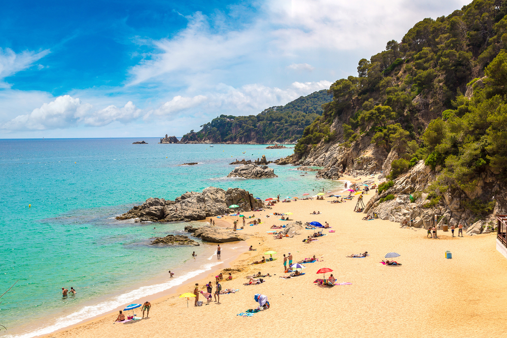 strand lloret de mar