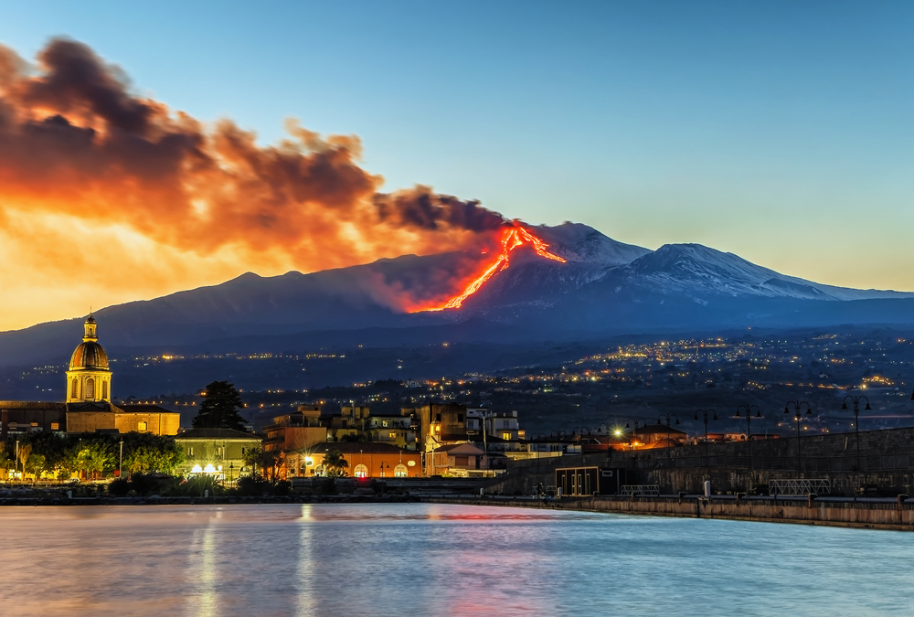 Etna op Sicilië