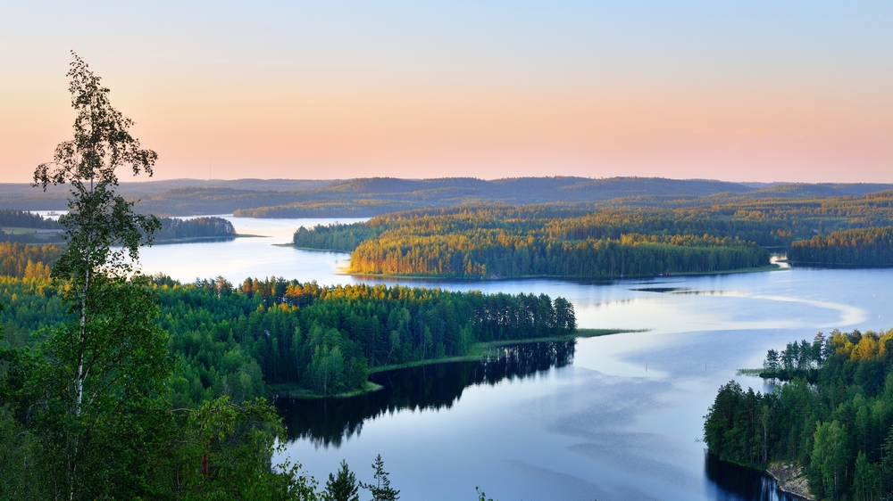 lac de finlande : lac de saimaa