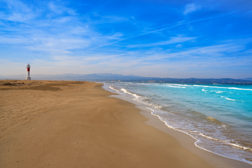 plage costa dorada : Punta del Fangar