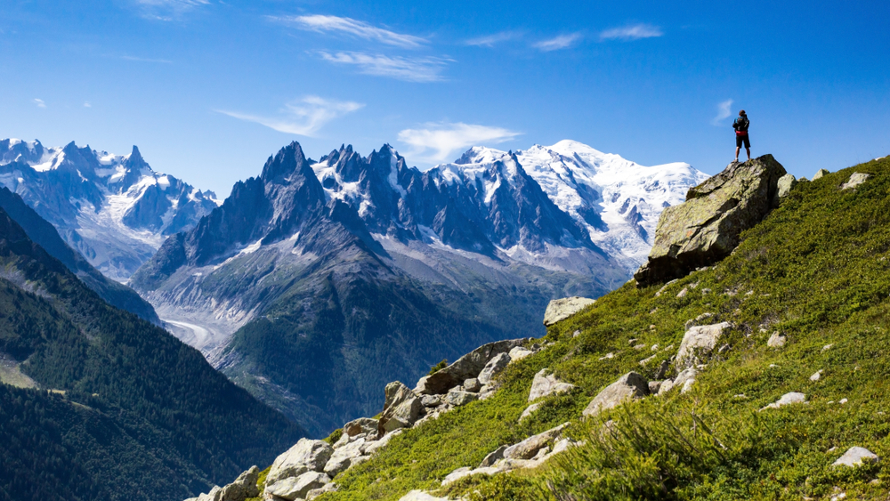 randonnée alpes françaises : le Mont Blanc