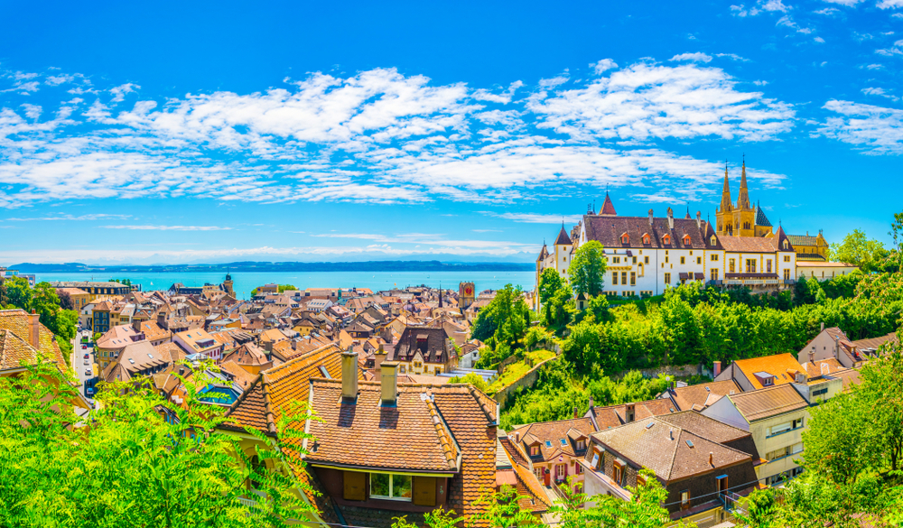 La belle ville de Neuchâtel